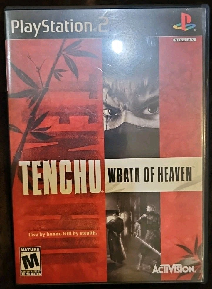 Tenchu: Wrath of Heaven (PlayStation 2) No Game. Case + Artwork + Manual ONLY