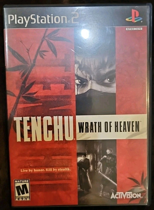 Tenchu: Wrath of Heaven (PlayStation 2) No Game. Case + Artwork + Manual ONLY