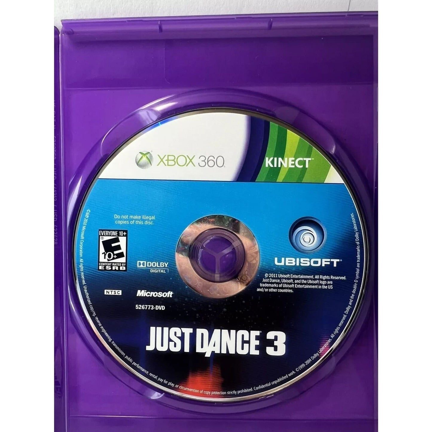 Just Dance 3 (Microsoft Xbox 360, 2011)