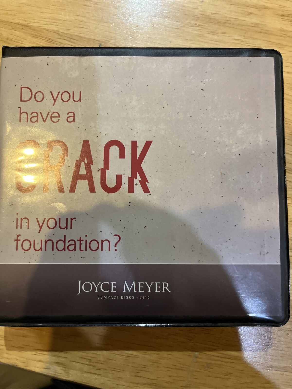 Do You Have A Crack In Your Foundation? - Joyce Meyer - 6 CD Set
