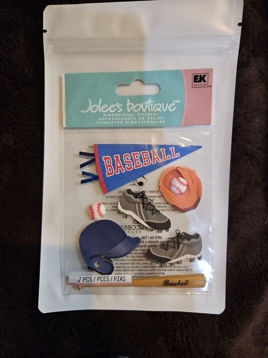 Jolee Boutique Stickers SPORTS Football Baseball Soccer Track 