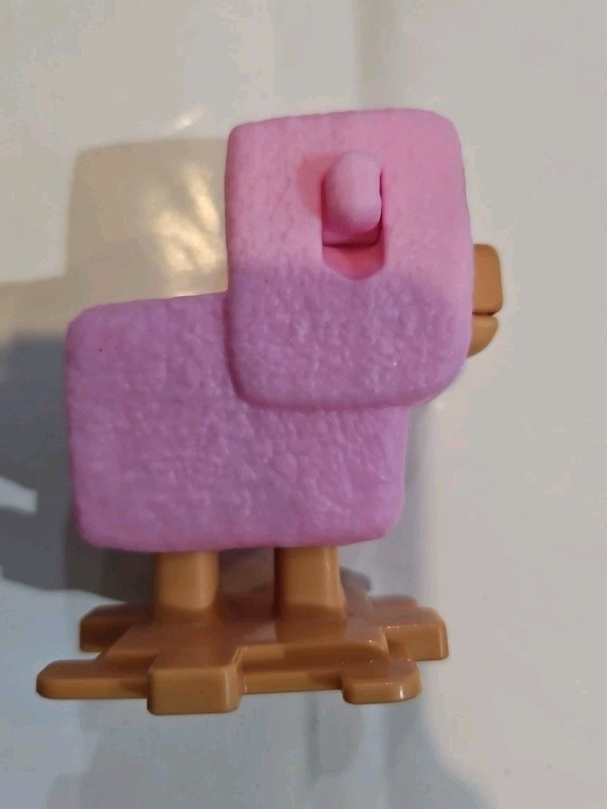 McDonald’s Minecraft Movie Pink Sheep #8 Happy Meal Toy *New In Box*