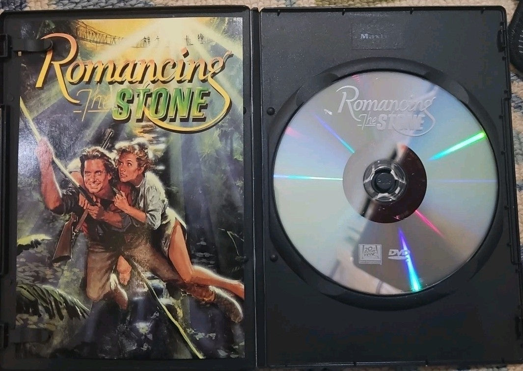 Romancing The Stone 1984 Film  DVD  Widescreen. Tested slim case cropped artwork