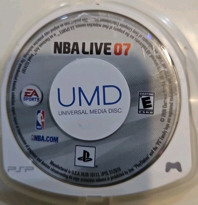 NBA Live 07 PSP CIB Complete In Box. Tested