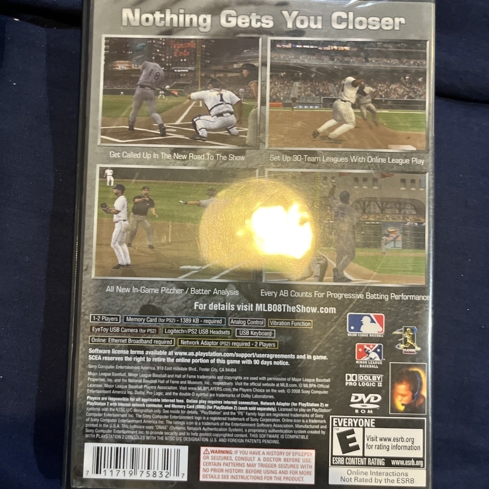 MLB 08: The Show (Sony PlayStation 2, 2008)
