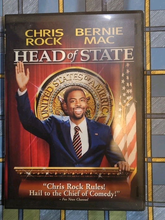Head of State (DVD, 2003) Tested slim case cropped artwork