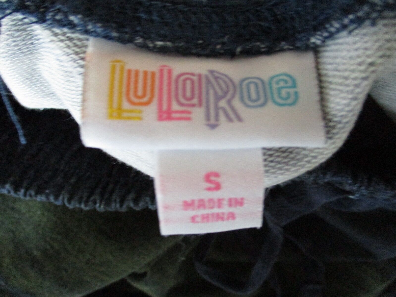 LuLaRoe Like New Jax Small Blue Gray Green Ombre Joggers Sweatpants