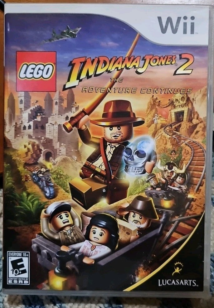 LEGO Indiana Jones 2: The Adventure Continues (Wii) Tested. No Scratches