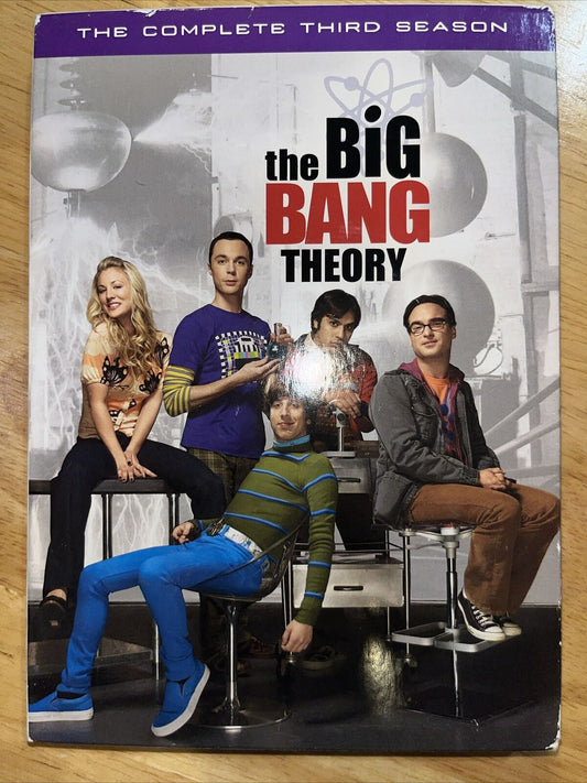The Big Bang Theory: the Complete Third Season (DVD, 2009)