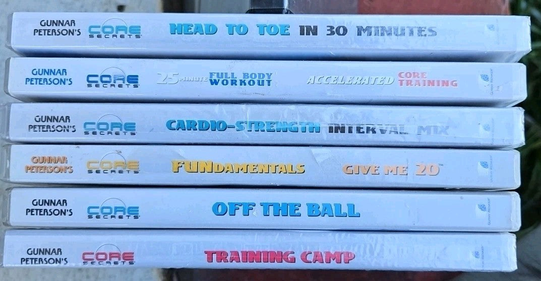 Gunnar Peterson's Core Secrets: Accelerated Training Camp (6 DVD Set) NEW