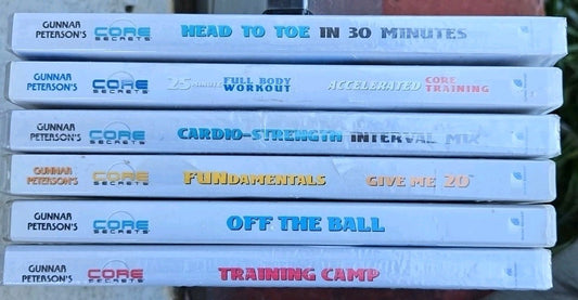 Gunnar Peterson's Core Secrets: Accelerated Training Camp (6 DVD Set) NEW