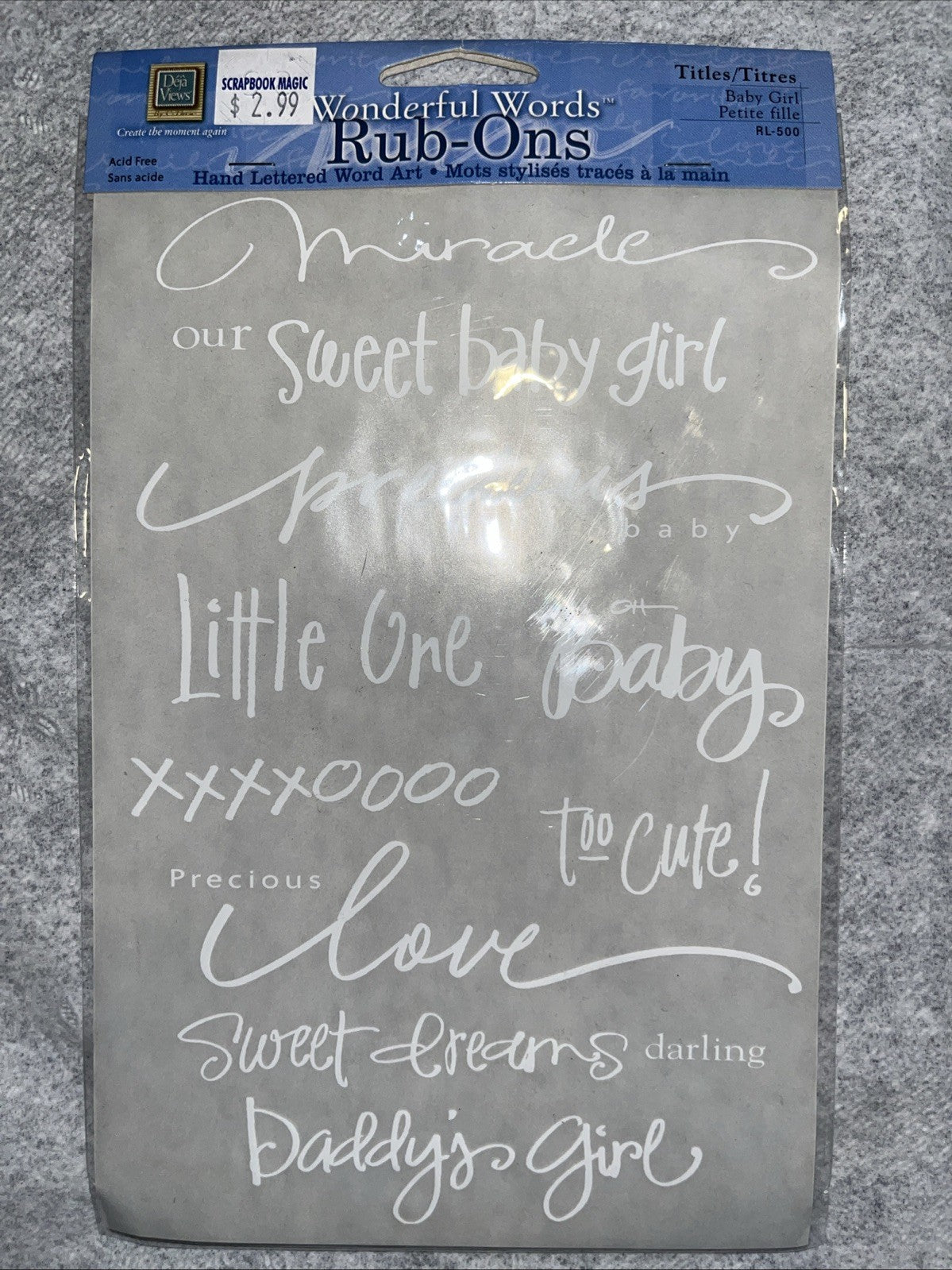 Wonderful Words Rub-Ons