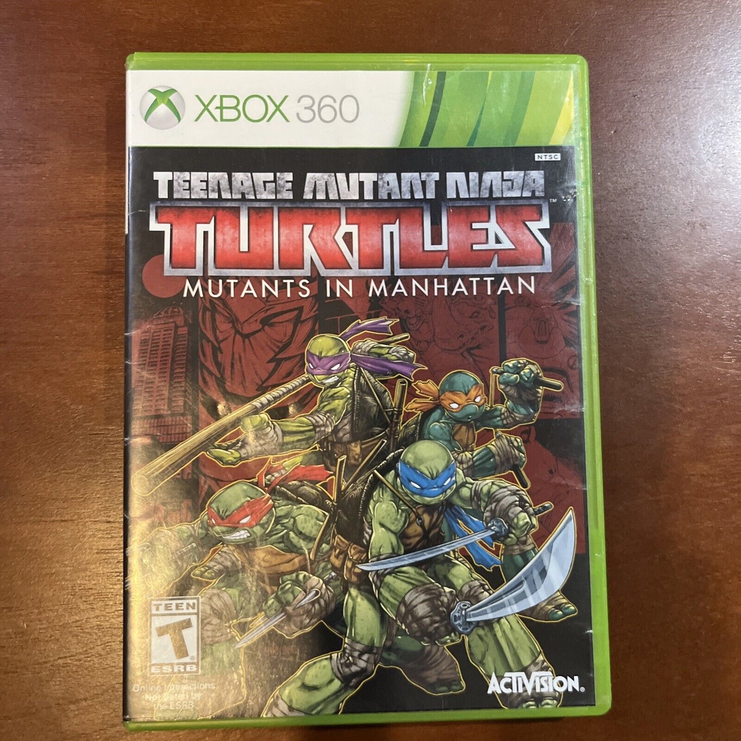 Teenage Mutant Ninja Turtles: Mutants in Manhattan (Xbox 360) tested. New case.