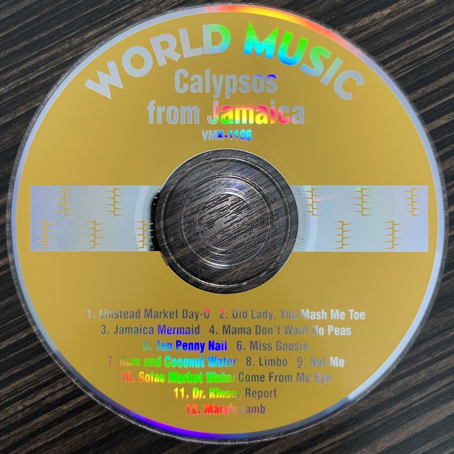 Calypsos From Jamaica by Hubert Porter (CD) Disc Only No Scratches Tested