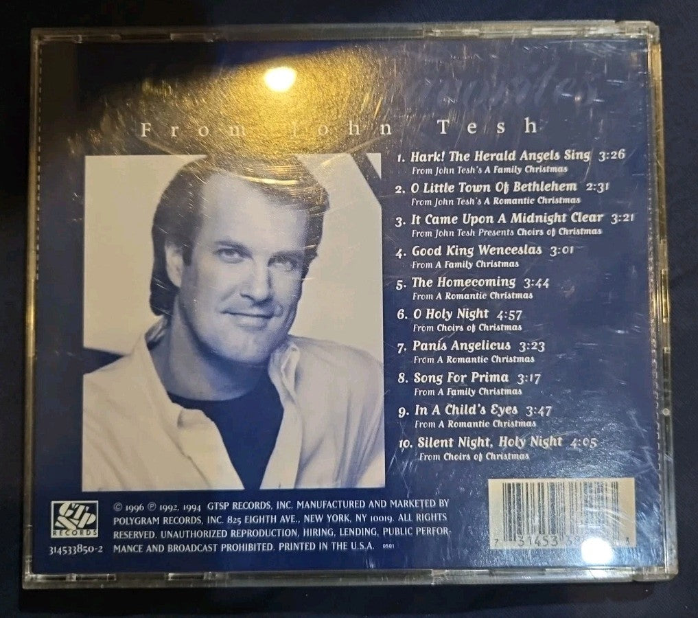 Holiday Favorites From John Tesh (CD) New Sealed
