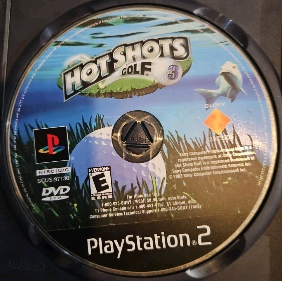 Hot Shot Golf 3 (PS2) Mint. Tested. W/Manual. 