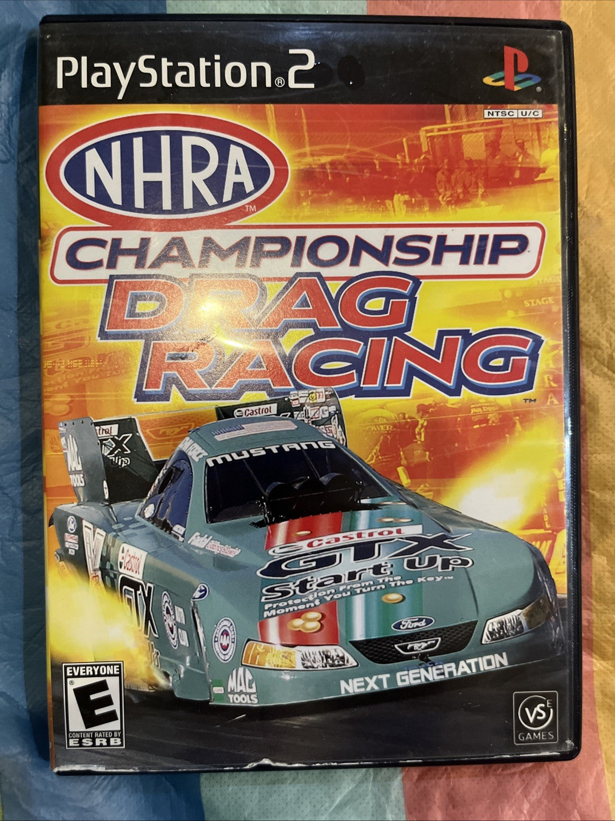 NHRA Championship Drag Racing (PS2) CIB. Manual. Tested. Original Case