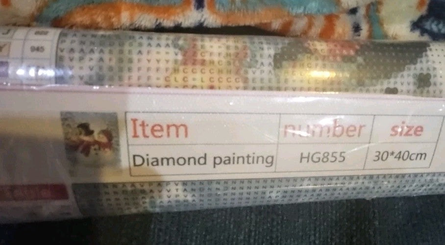 Snowmen 30cm X 40cm 5D Diamond Art DIY Kit