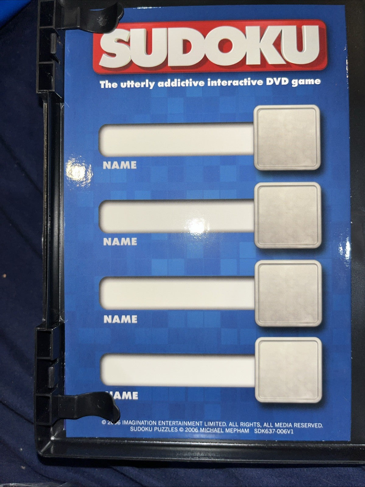 New Sealed Sudoku interactive DVD game multi-player or solo 