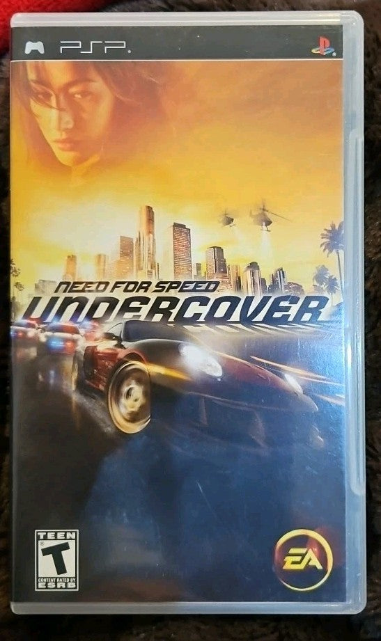 Need for Speed: Undercover (PSP UMD) No Game. Case, Box Art & Manual Only