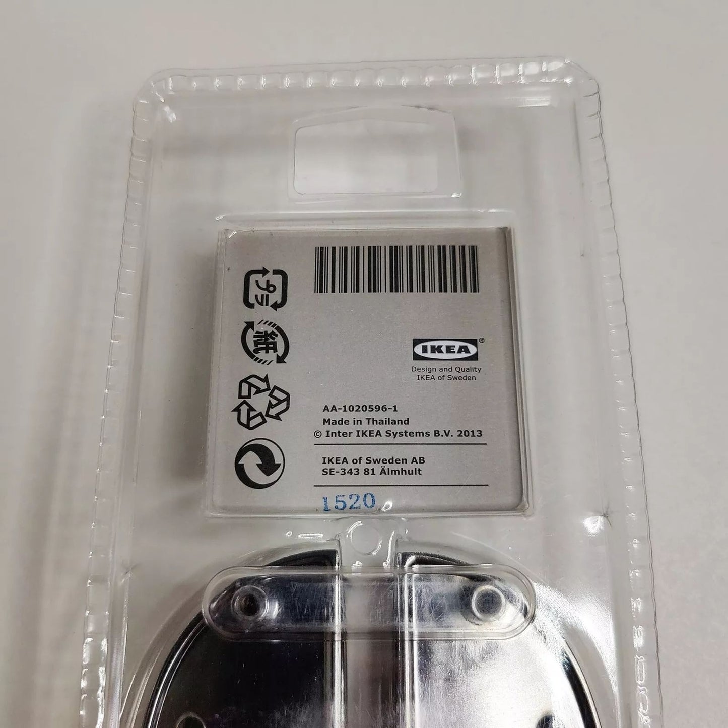 2 IKEA Fagleboda Drawer Pull Handle polished Silver 802.261.61 Factory Sealed