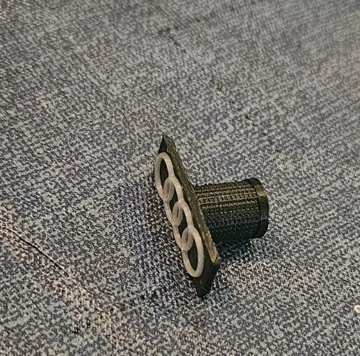 Fits Audi Tire Valve Cap / Shrader Stem Cap - Glows In The Dark! 5-Pack