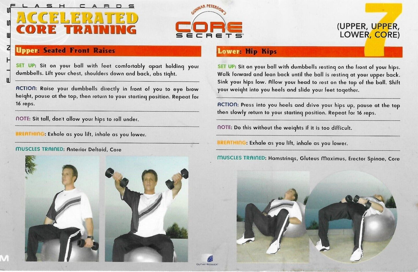 Gunnar’s Core Secrets 5 DVDs w/ Sand Weights