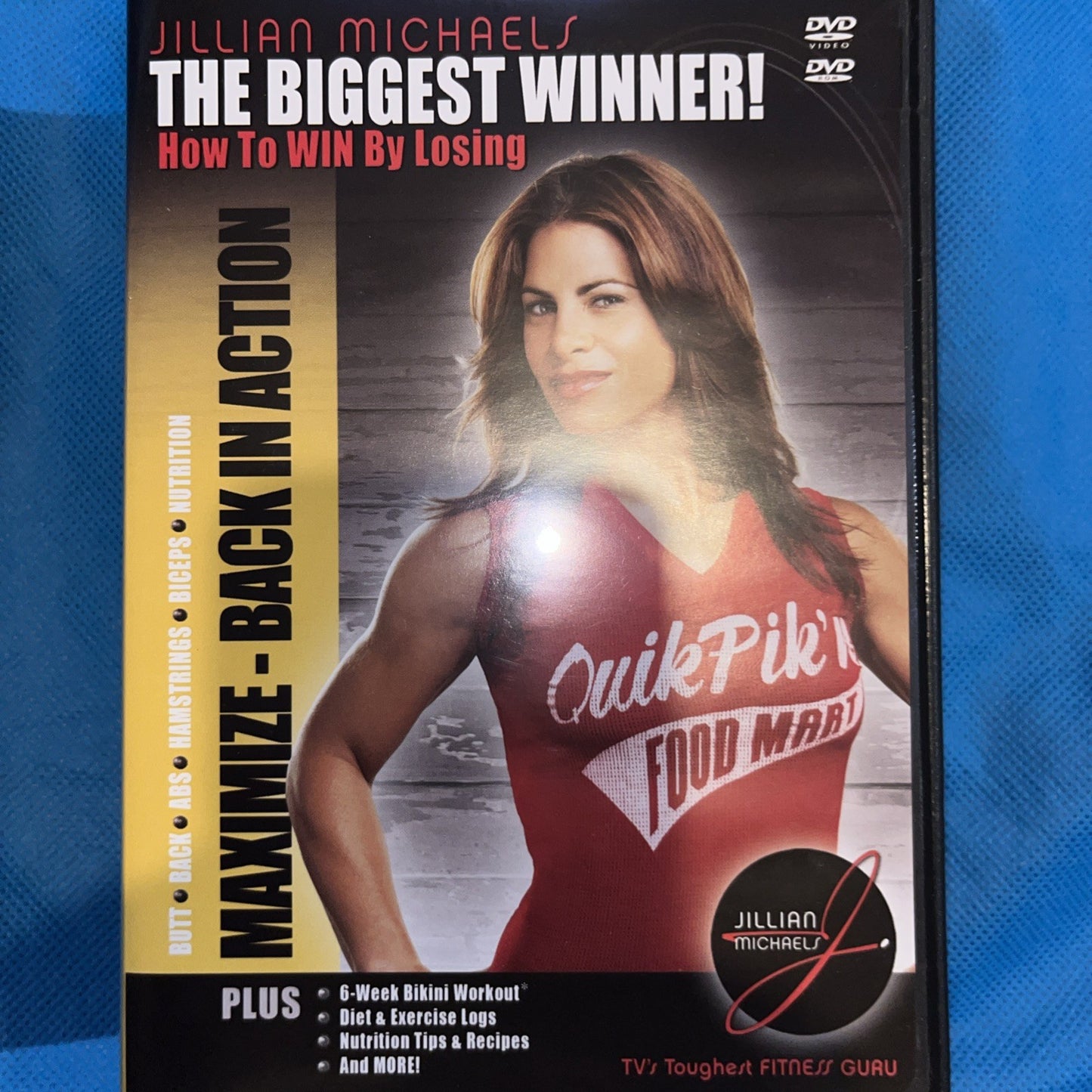 Jillian Michael’s The Biggest Winner (DVD) 5-Disc Set. Box Wear. DVDs Sealed