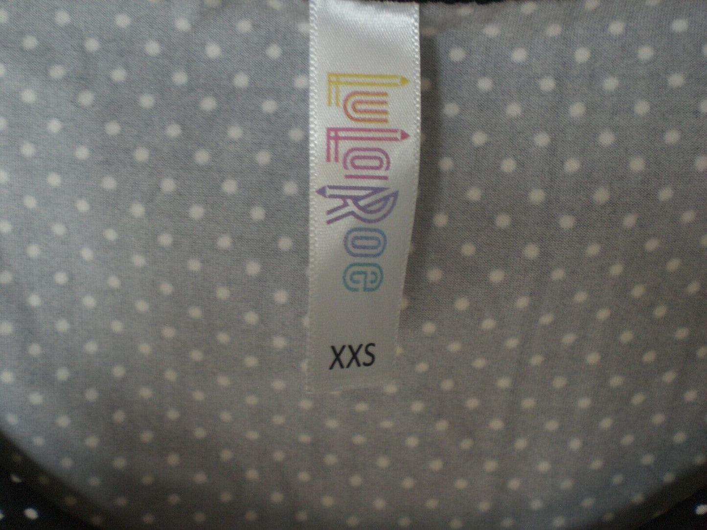 NWT LuLaRoe Black Dots Perfect T Shirt Blouse Top XXS