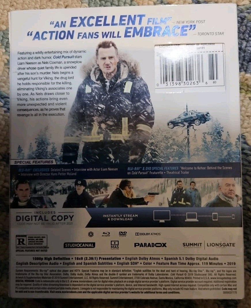 Cold Pursuit (Blu-ray, 2019)