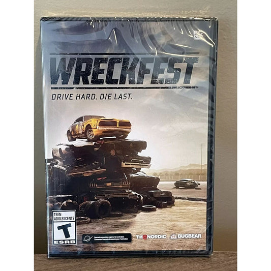 Wreckfest - Drive Hard Die Last (PC DVD) Factory Sealed