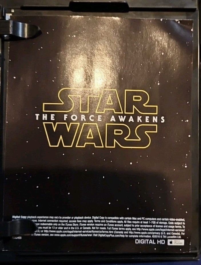 Star Wars: Episode VII: the Force Awakens (DVD) No Bluray Or HD. Tested. 