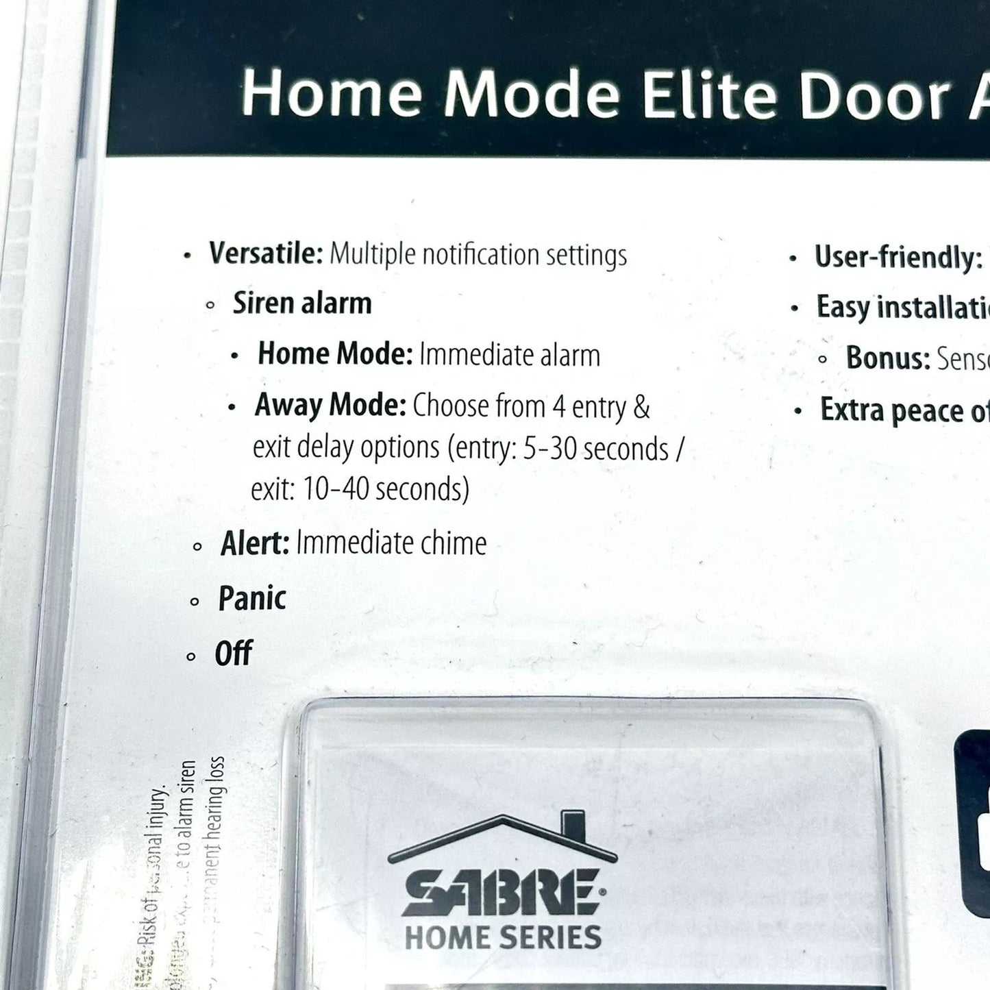 Sabre Shed & Garage Standalone Alarm - Brand New
