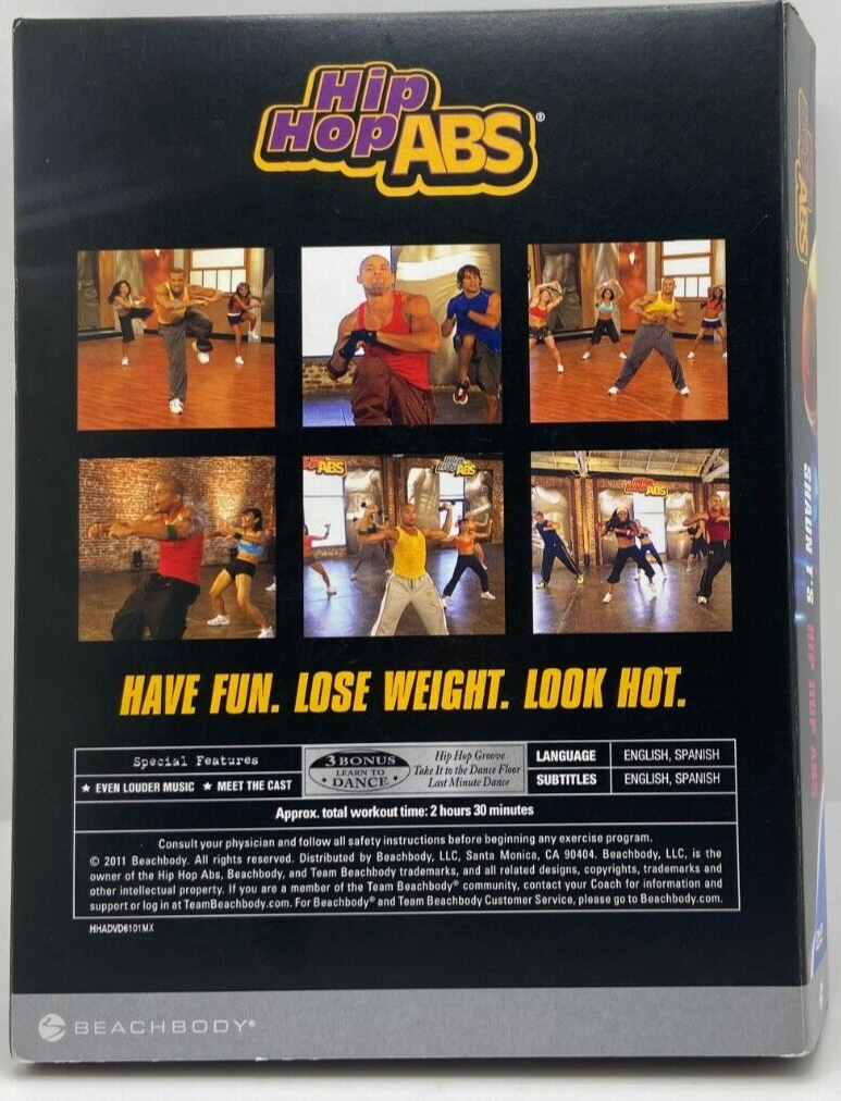 Hip Hop Abs: The Ultimate Ab Sculpting System DVD Set BeachBody