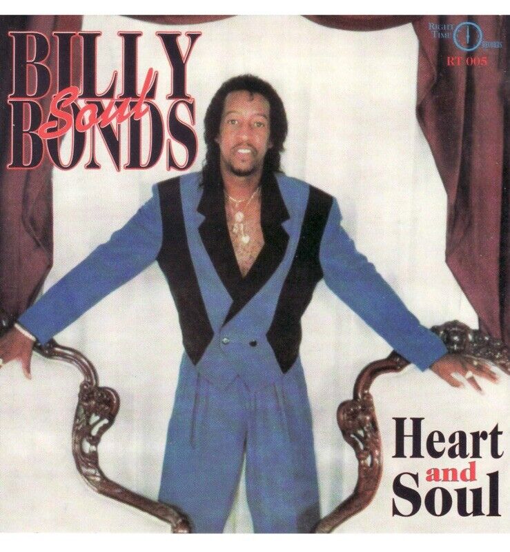 Billy “Soul” Bonds - Heart And Soul CD - BRAND NEW
