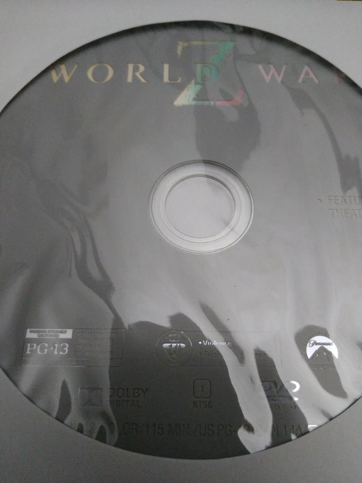 World War Z (DVD disc only)