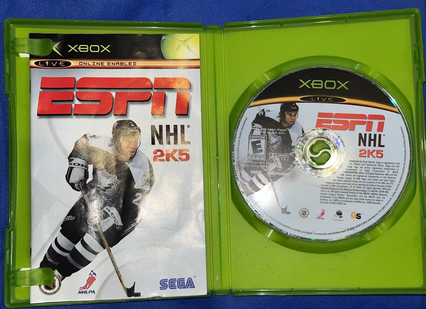 Espn NHL 2K5 - Microsoft Xbox. Tested