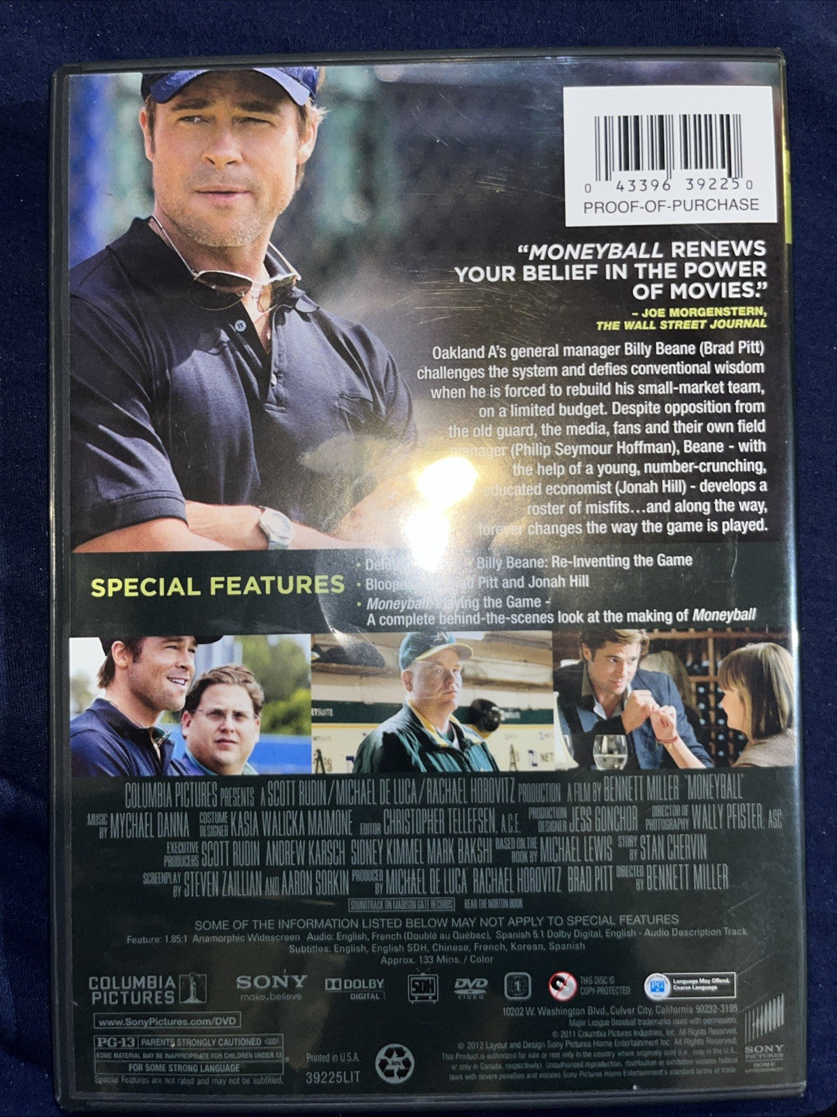 Moneyball (DVD, 2011)
