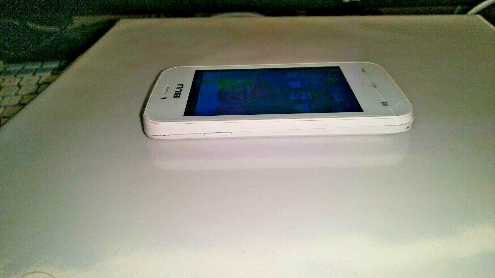  BLU Dash JR 3G D192U - White (Unlocked) Smartphone - Tested - Works