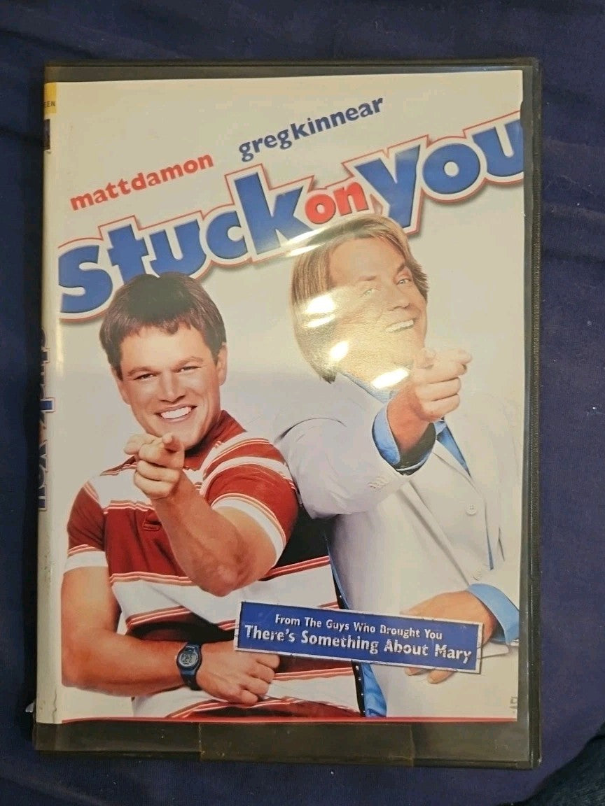 Stuck on You (DVD, 2003) Slim Case. Cropped Sleeve