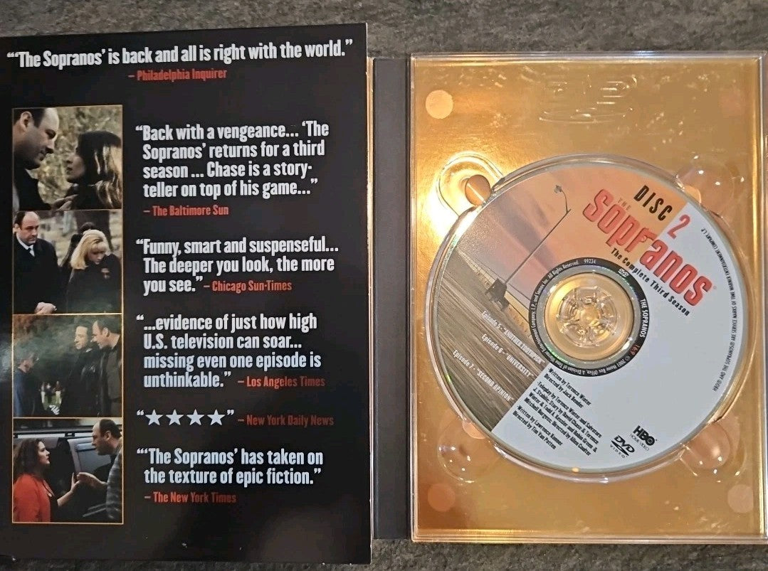 The Sopranos: the Complete Third Season (DVD, 2002)