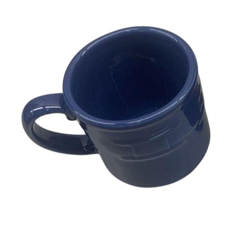 Longaberger Pottery Blue Cornflower Woven Traditions Coffee Mug Made in USA