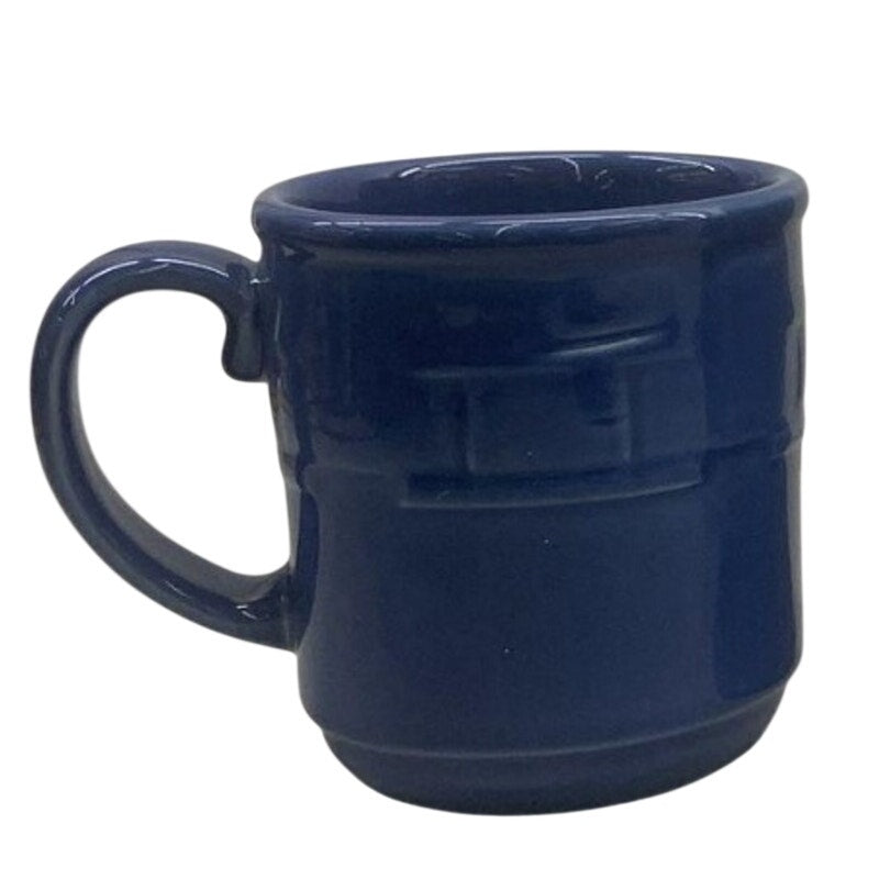 Longaberger Pottery Blue Cornflower Woven Traditions Coffee Mug Made in USA