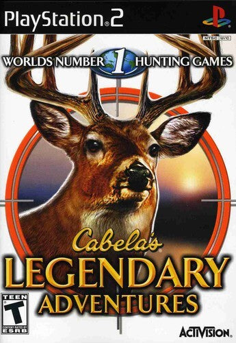 Cabelas Legendary Adventures (PS2)  No Game. Case + Artwork + Manual ONLY