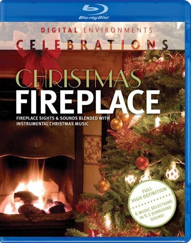 Christmas Fireplace (Blu-ray) No Digital Download. New Sealed