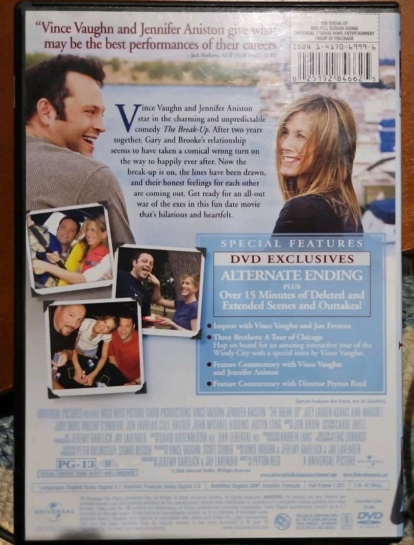 The Break-Up (DVD, 2006) Brand New