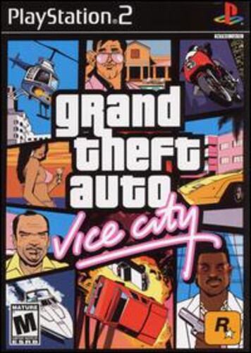 Grand Theft Auto: Vice City ( PS2) No Manual. Tested . See Pics