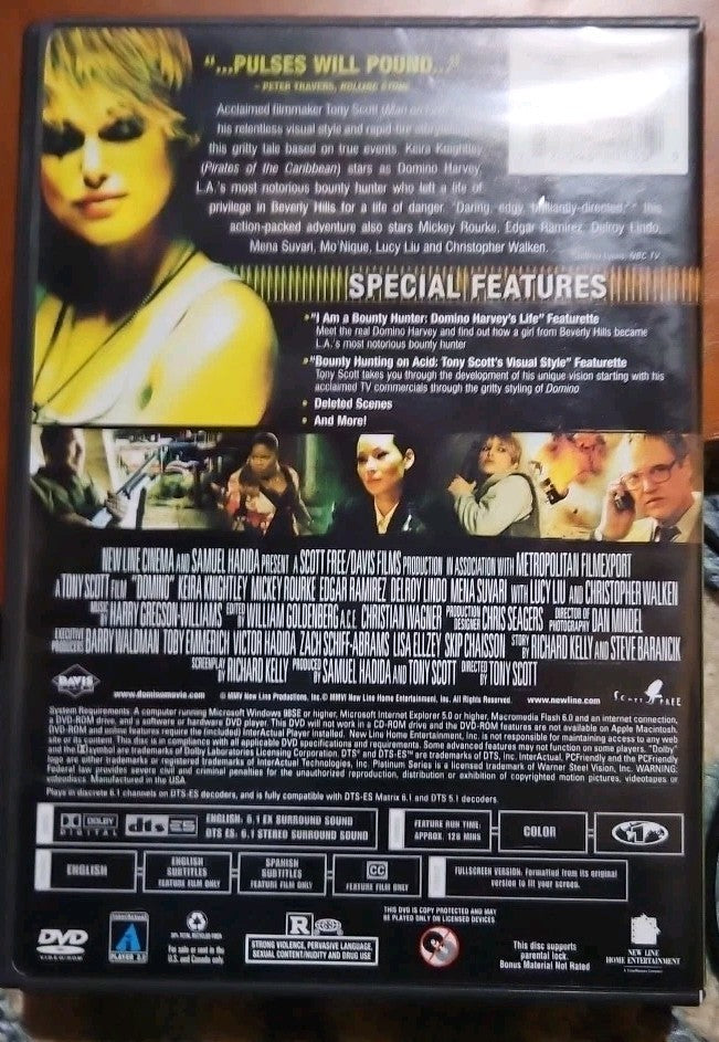 Domino (DVD, 2006) Brand New