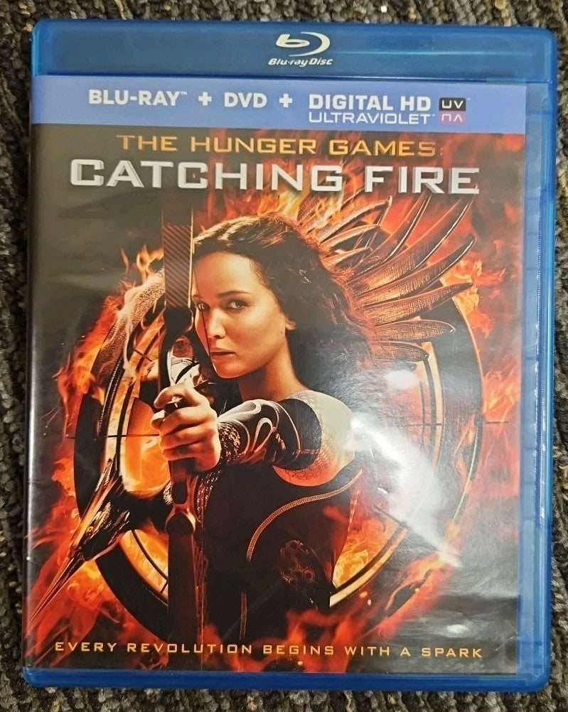 The Hunger Games: Catching Fire (Blu-ray, 2013) New Sealed. No Digital Download