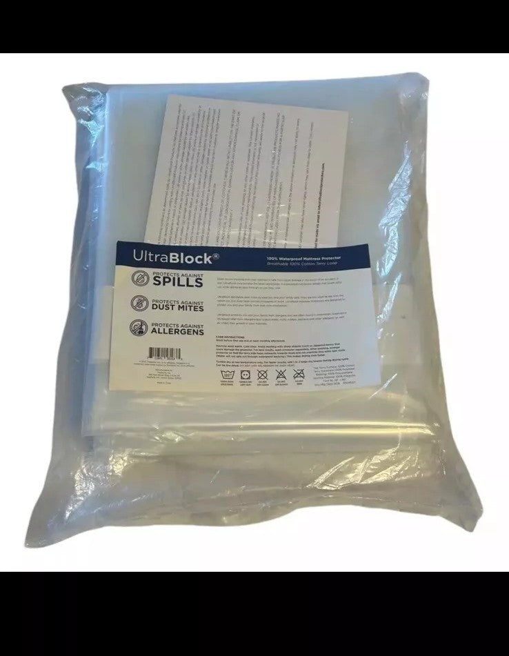 Twin & Twin XL Mattress Bag  – 6 Mil Reusable Plastic Cover  NIB